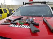 Dois suspeitos são presos e seis armas de fogo apreendidas durante operação no Litoral Norte