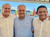 Júlio Cezar e Silvio Camelo reforçam aliança com Renan Calheiros para sua recondução ao Senado