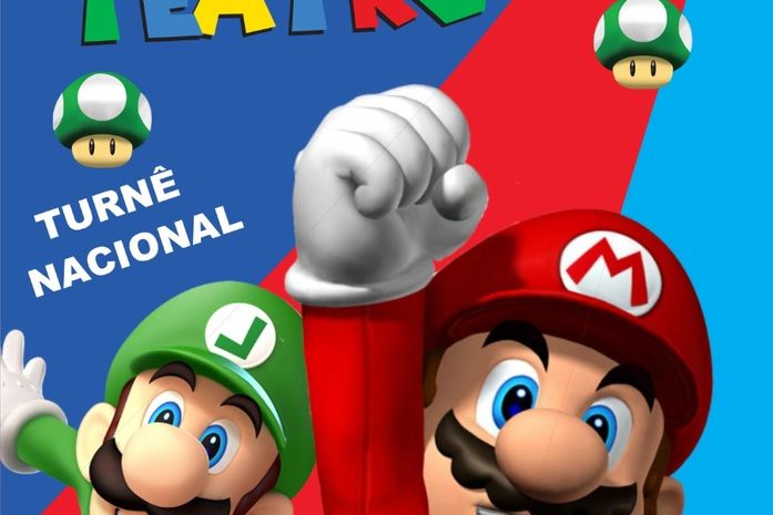 Sucesso dos videogames e das telonas agora no teatro! Super Mario chega em Arapiraca no HD Hall