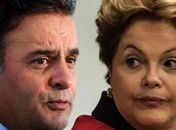 Aécio e Dilma