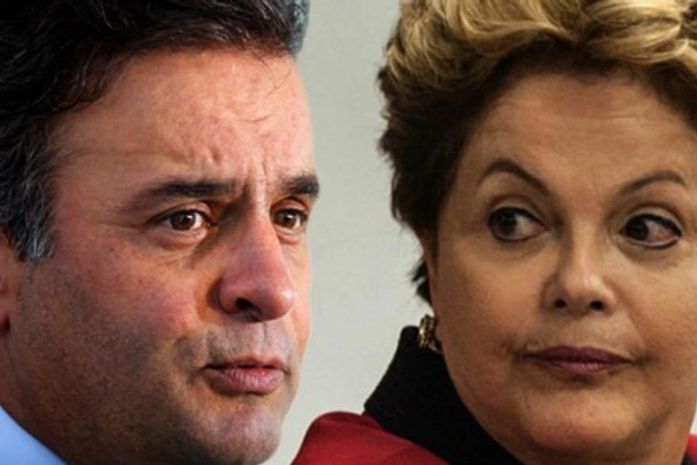 Aécio e Dilma