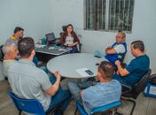 Reunião na SMTT trata sobre a atualização para regulamentação do transportes escolar