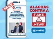 Informação de que o Portal da Transparência do Governo está desatualizado é fake news, diz CGE