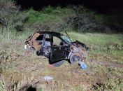 Homem fica ferido e é resgatado após carro tombar na AL-220, em Arapiraca