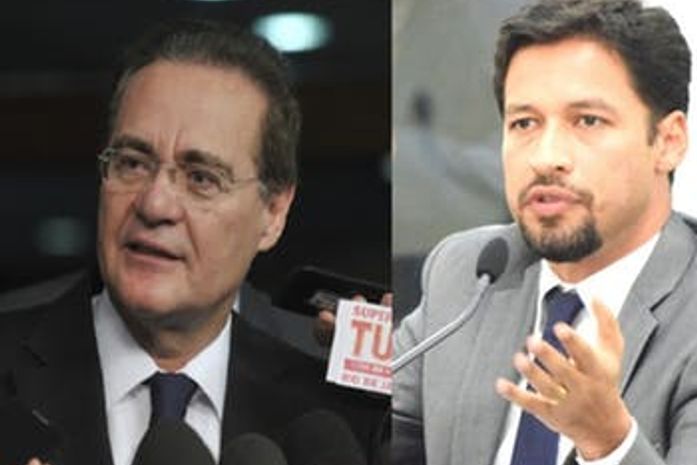 Rodrigo Cunha e Renan Calheiros