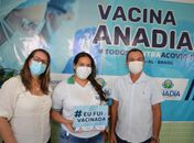 Com cota extra de 60 doses, Saúde de Anadia realiza imunização de 100% dos profissionais da Atenção Básica