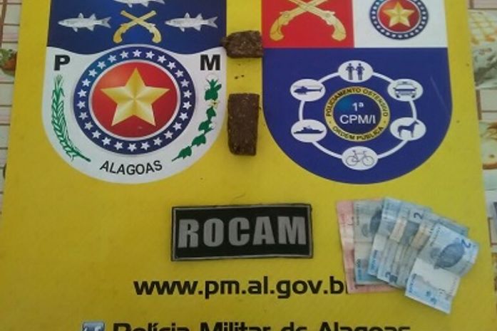 Material apreendido com foragido da Justiça em São Miguel dos Campos