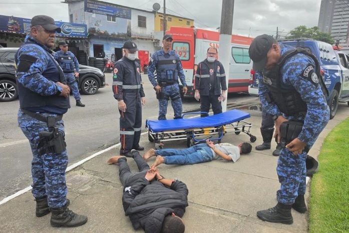 Dupla que usava simulacro de arma para assaltar mulher é presa na Serraria