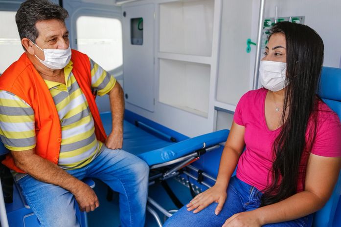 Secretária Gabriela Gonçalves visita Central de Ambulância 24 horas em Rio Largo