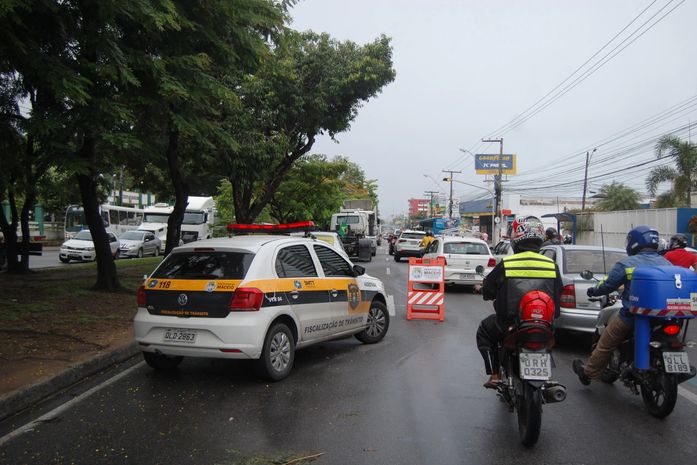 Protesto na Fernandes Lima