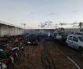 Chamas tomam pátio da Polícia Civil e destroem mais de 100 motos em Rio Largo