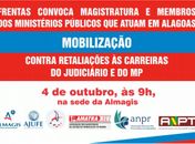 Magistrados e membros do Ministério Público farão ato público na próxima terça-feira