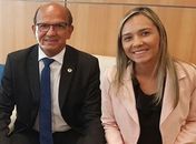 Cícero Cavalcanti e Fernanda Cavalcanti, ambos do PMDB
