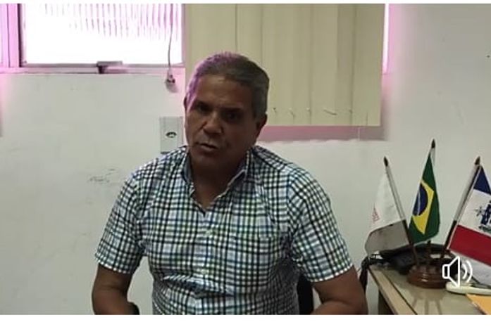 Beto Policial fez um vídeo nesta sexta-feira, divulgando um balanço de seu governo interino