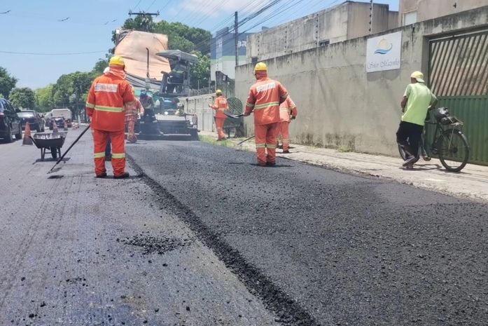 Infraestrutura realiza obras de recapeamento na Chã da Jaqueira