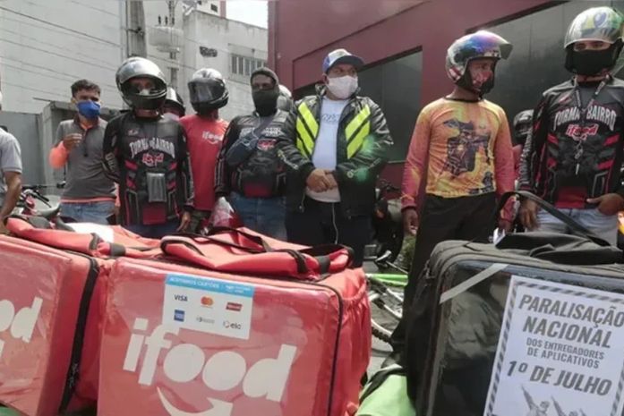 Entregadores de aplicativo anunciam greve em todo país nos dias 31 de março e 1º de abril