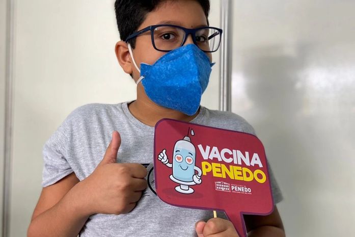 Imunização de crianças contra Covid está disponível na Central de Vacina em Penedo