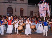 Em Jaraguá, abertura da Batucada Literária atraiu um grande público.