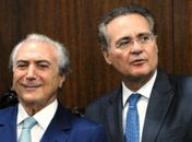 Michel Temer e Renan Calheiros