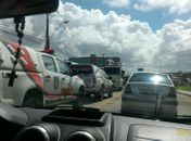 Trânsito no local ficou congestionado