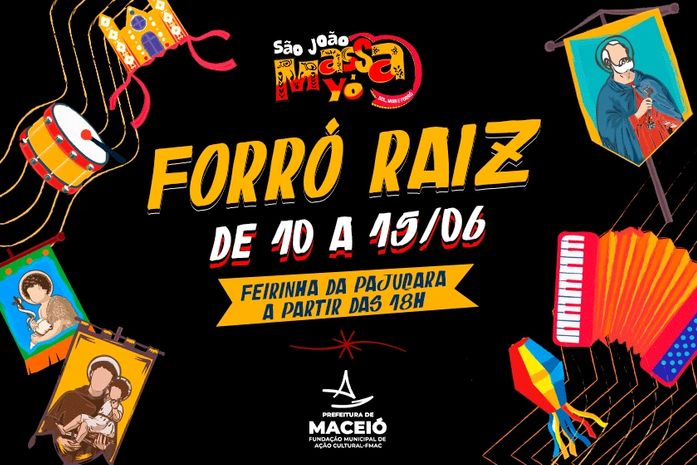 Forró Raiz inicia nesta terça (10) e movimenta as noites na Feirinha da Pajuçara