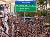 Bell Marques comanda arrastão na orla de Maceió nesta quinta-feira (1º)