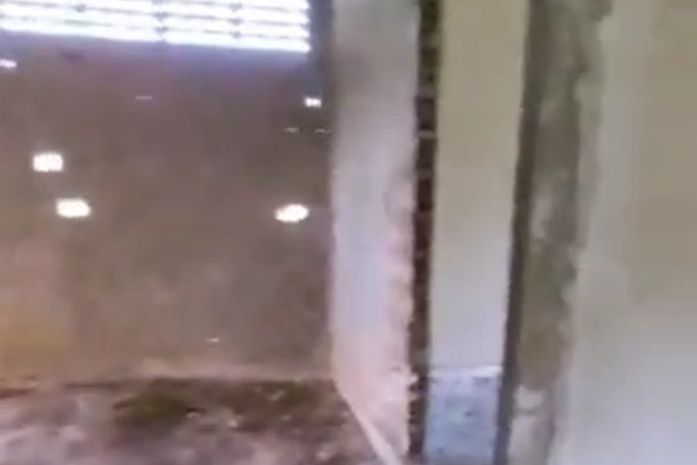 Geraldo Ribeiro faz visita técnica a obra abandonada do IML de Palmeira dos Índios