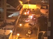 Movimentação dos policiais no bairro da Gruta