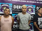 Trio preso na manhã de hoje