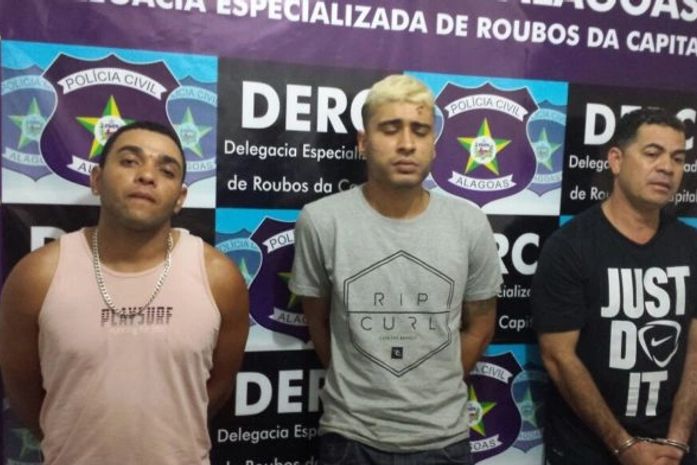 Trio preso na manhã de hoje