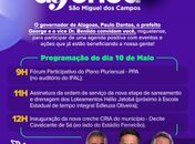 Prefeito George Clemente receberá governador Paulo Dantas nesta quarta-feira (10)