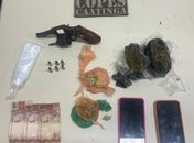 PM prende suspeitos e apreende armas e drogas no interior de Alagoas