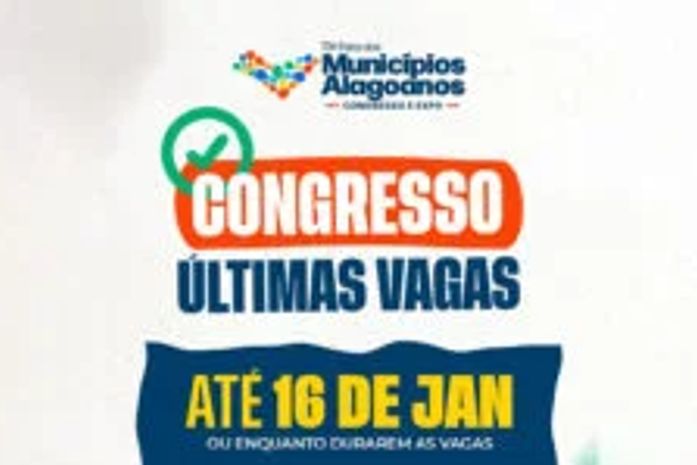 Inscrições para o Congresso dos Municípios encerram nesta sexta-feira (16)