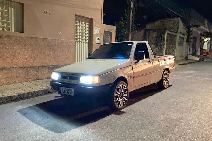 Carro usado pelos criminosos