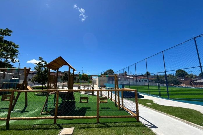 Obras em novo espaço de lazer do Biu entram na reta final