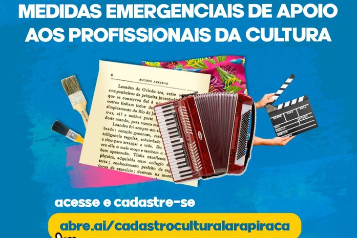 Prefeitura de Arapiraca inicia cadastramento dos profissionais da cultura para para auxilio emergencial