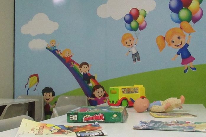Estudantes podem ser voluntários na Teca, a brinquedoteca do HU