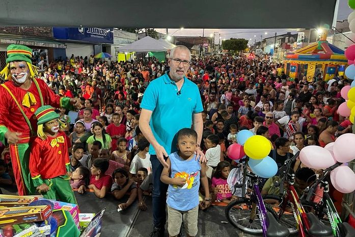 Prefeitura de Chã Preta realiza festa das crianças e lança Fanfarra Mirim Princesa dos Montes