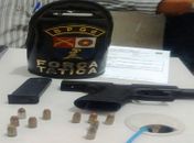 Polícia prende suspeito com pistola na parte alta de Maceió