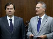 Rodrigo Maia e Renan Calheiros