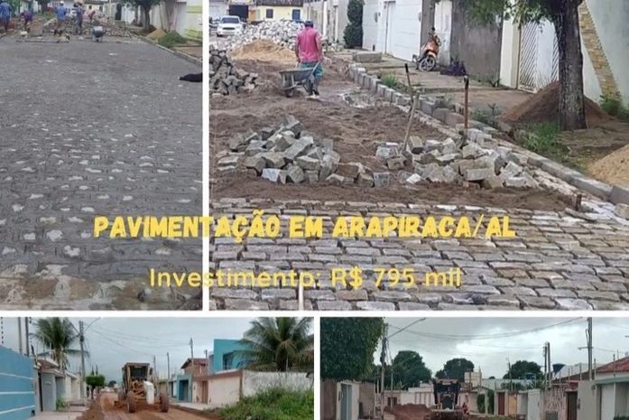 Codevasf e Prefeitura de Arapiraca avançam em obras de pavimentação no São Luiz e outros bairros