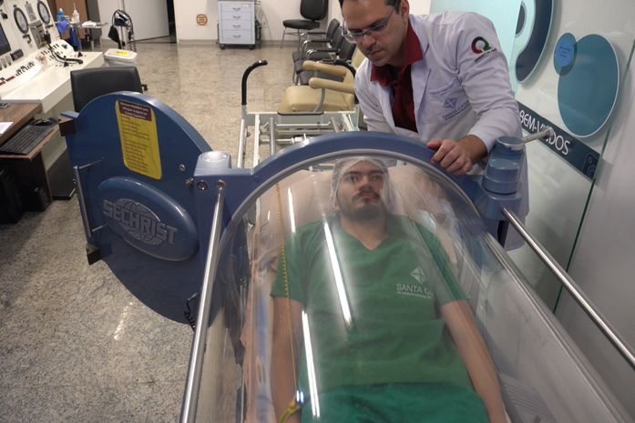 Hiperbárica Santa Casa amplia possibilidades terapêuticas e auxilia na recuperação de pacientes