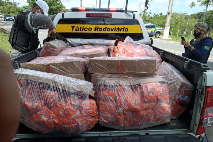 Carga de frango apreendida