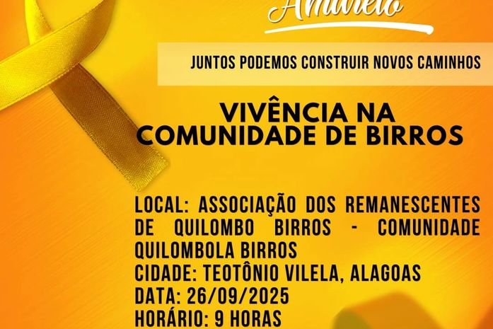 Dia 26 de setembro, o Quilombo Birros, em Teotônio Vilela fará plantio de sementes de girassóis, perto da nova Casa de Farinha. Salve!