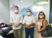 Prefeito de Olho D’Água do casado tem encontro com Secretário da Educação Fábio Guedes
