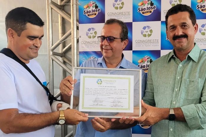 SIM/Conagreste: Em solenidade emocionante, Conagreste entrega o 1º primeiro selo de inspeção municipal consorciado de Alagoas