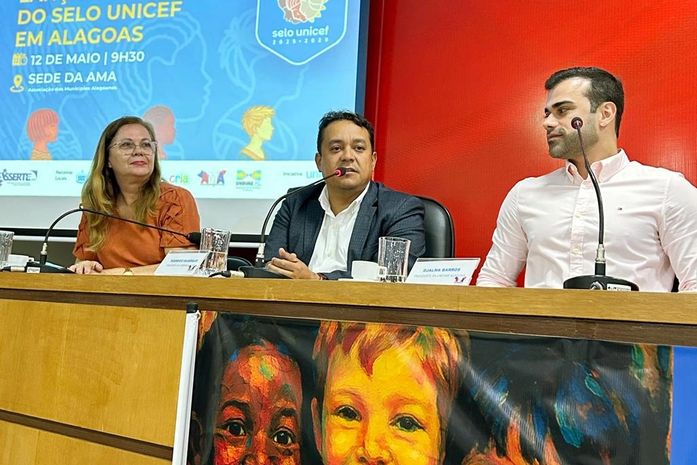 Selo Unicef é lançado em AL e adesão deve ser de 85 municípios
