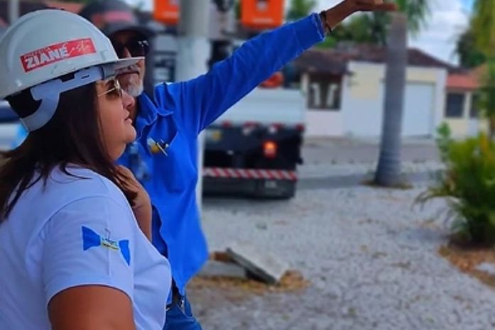 Prefeita Ziane Costa acompanha avanço do programa Brilho Delmiro