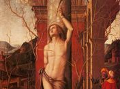 Detalhe da obra 'Saint Sebastian', atribuída a Marco Palmezzano 