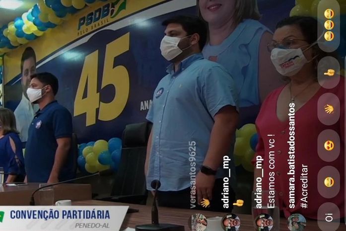 Tereza Nelma e Rodrigo Cunha voltam a se encontrar em convenções partidárias no interior